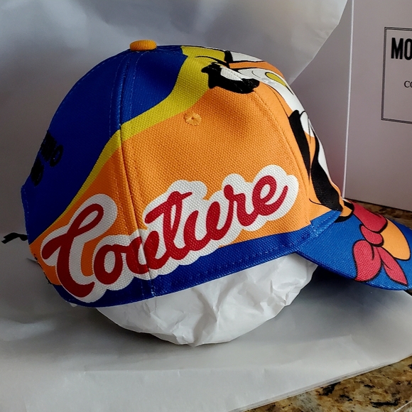 Moschino" Tony the Tiger" cap ,hat Italy,new in box adjusts unisex /tags +699 - Picture 3 of 12